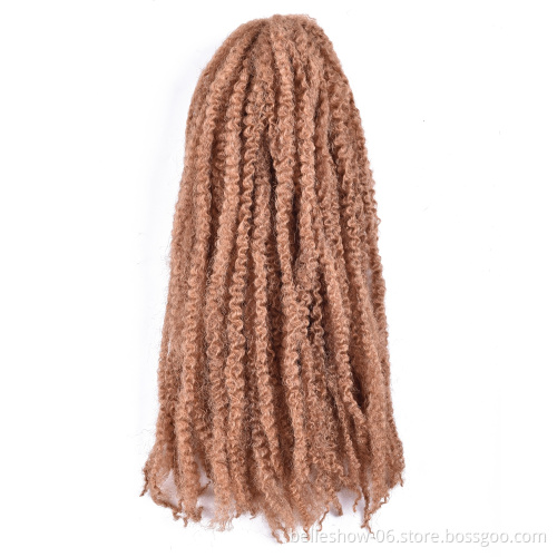 20 inch 110g afro kinky curly twist braiding hair marley braids crochet hair